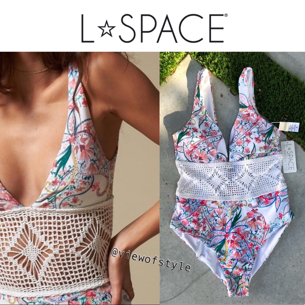 L*SPACE Samantha Paisley One Piece Swim - Picture 10 of 16